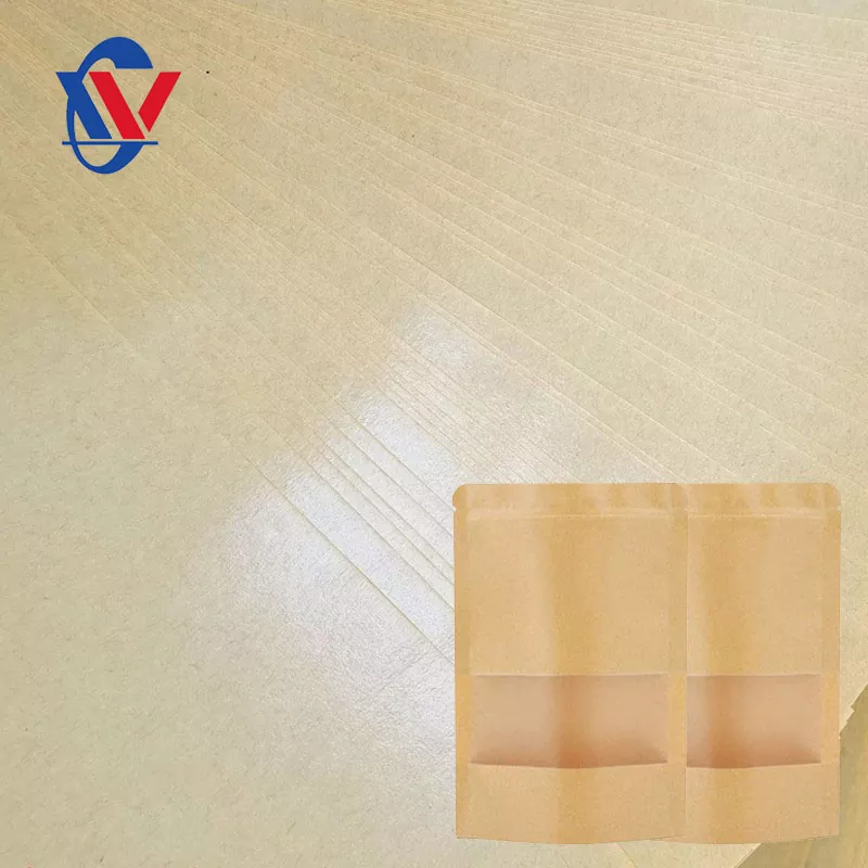 Gelamineerd geel kraftpapier